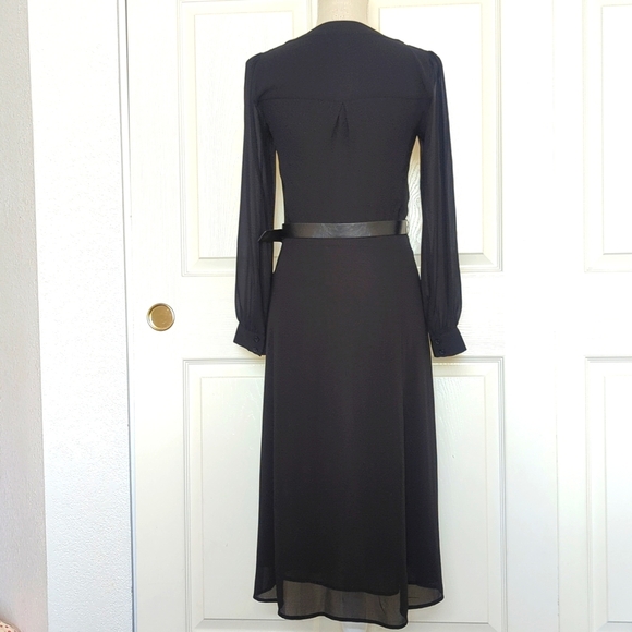 MICHAEL Michael Kors Women's Kate Belted Button-Down Midi Dress - Picture 6 of 9